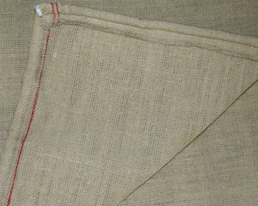 Cloth linen sewn and made up
